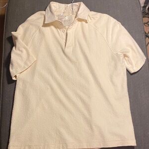 Gant Men's Off-White Polo Shirt